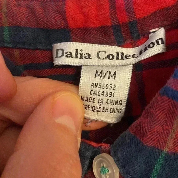 Plaid style 100% cotton shirt 👚 perfect for leggings for a spring &summer  time - Picture 9 of 13